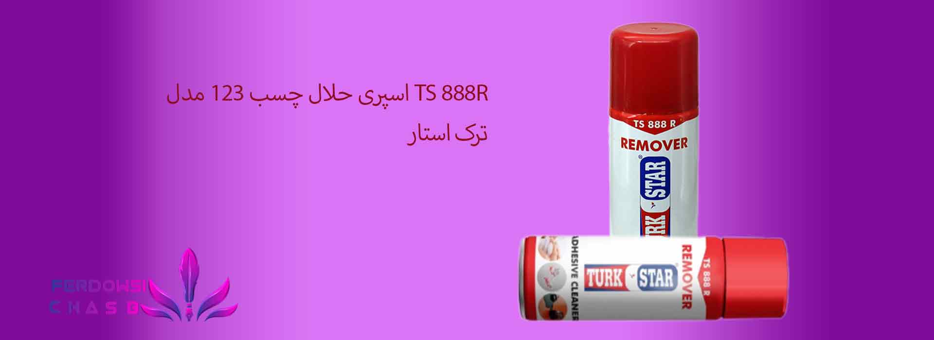 اسپری حلال چسب 123 مدل TS 888R ترک استار
