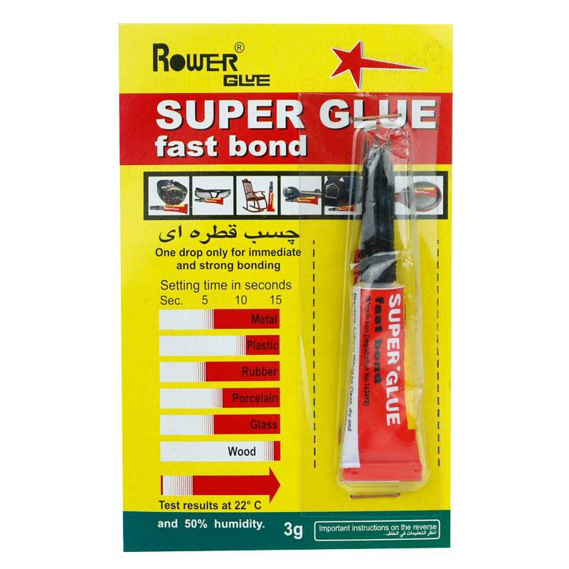 چسب قطره ای Rower Super Glue 3ml