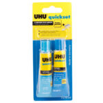 چسب دوقلو شفاف UHU Quickset 15ml