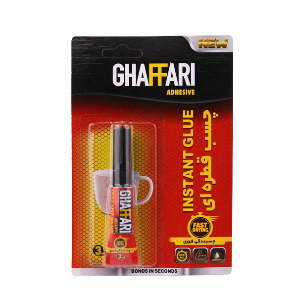 چسب قطره ای Ghaffari Instant Glue 3ml