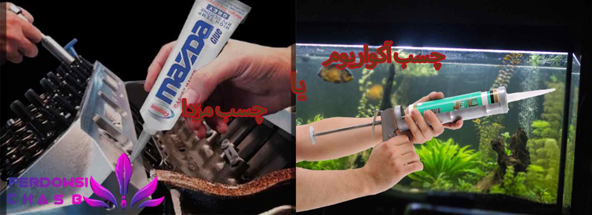 چسب مزدا یا چسب آکواریوم