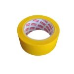 نوار چسب پهن رنگی زرد 5 سانتی 45 میکرون 90یاردی