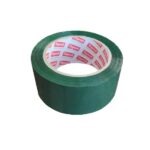 نوار چسب پهن رنگی سبز 5 سانتی 45 میکرون 90یاردی